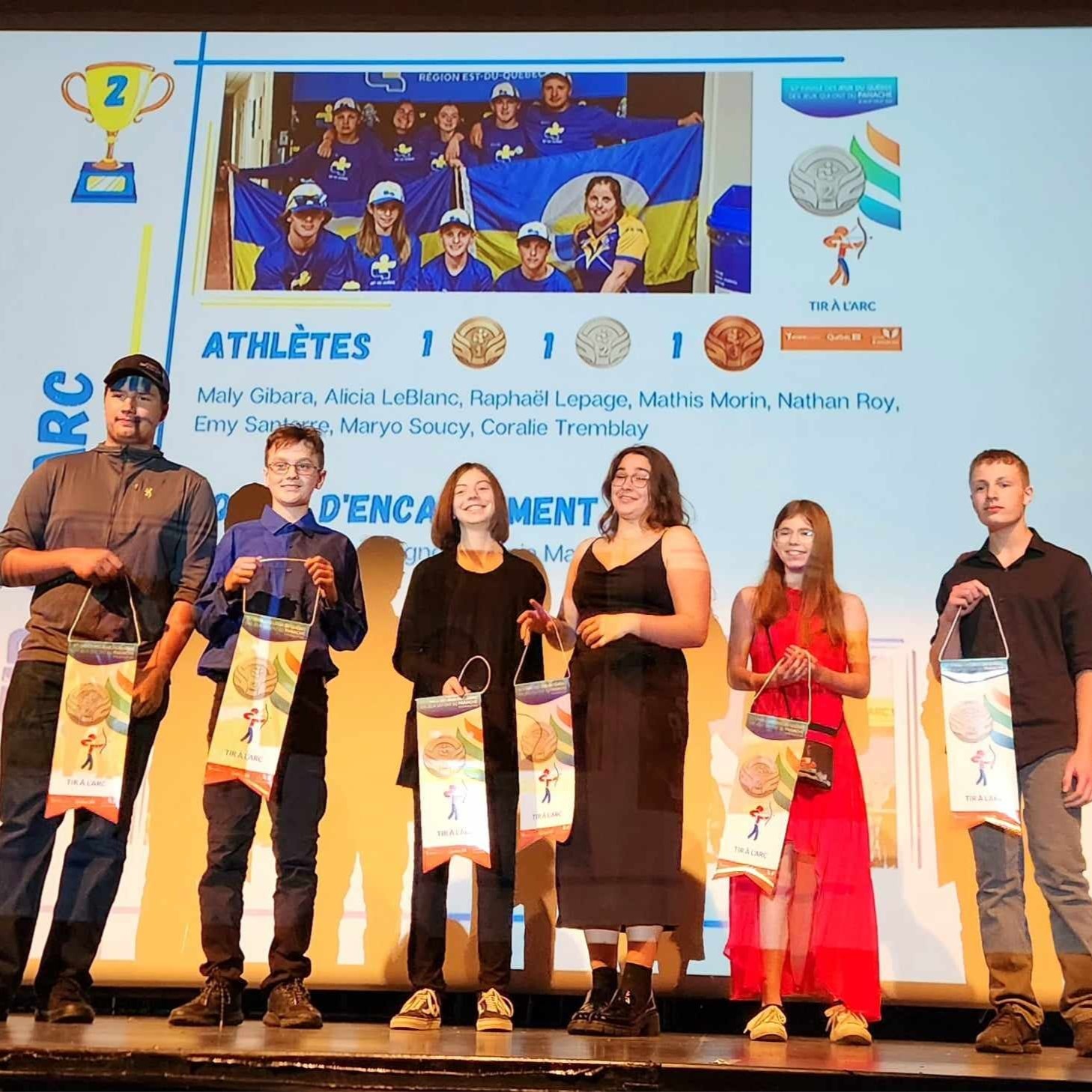 Nos archers honorés lors du gala reconnaissance Jeux du Québec - Est du Québec